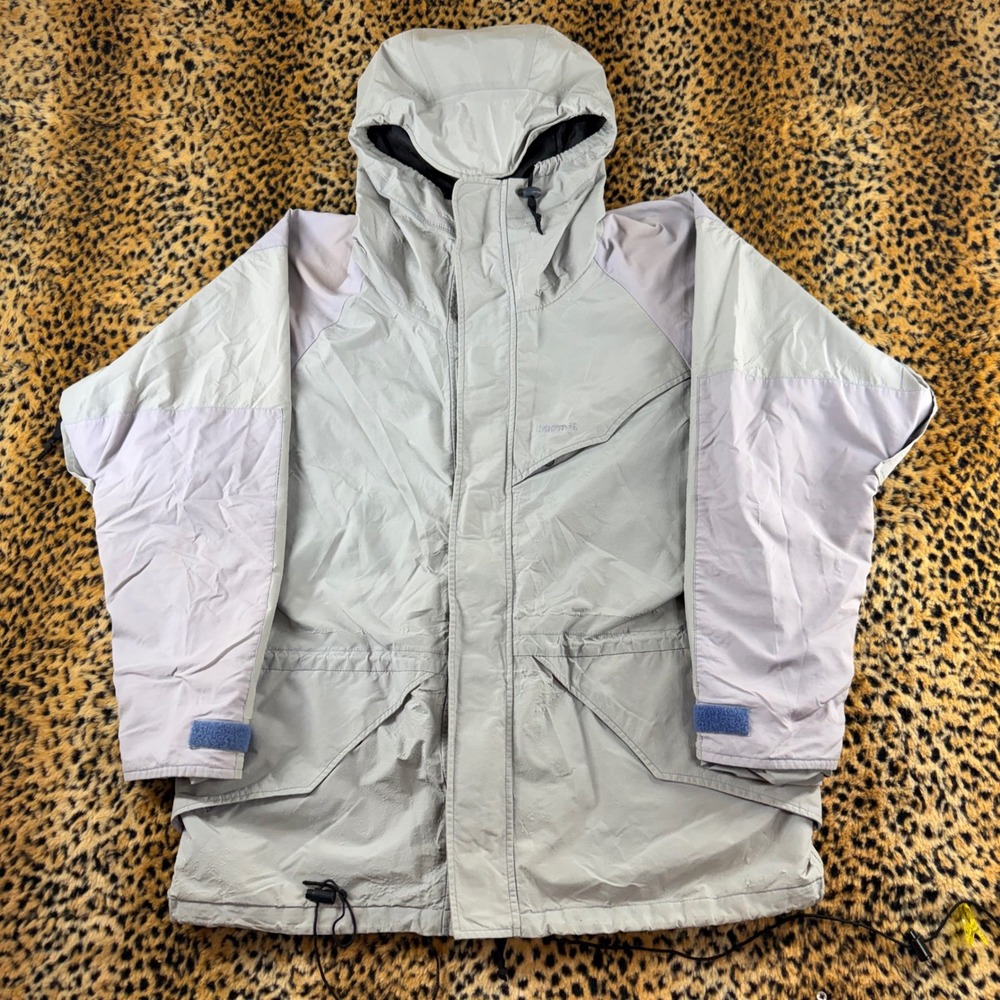 Vintage 90s Marmot Gore-Tex Mountain Parka Jacket Grey Large 67010
